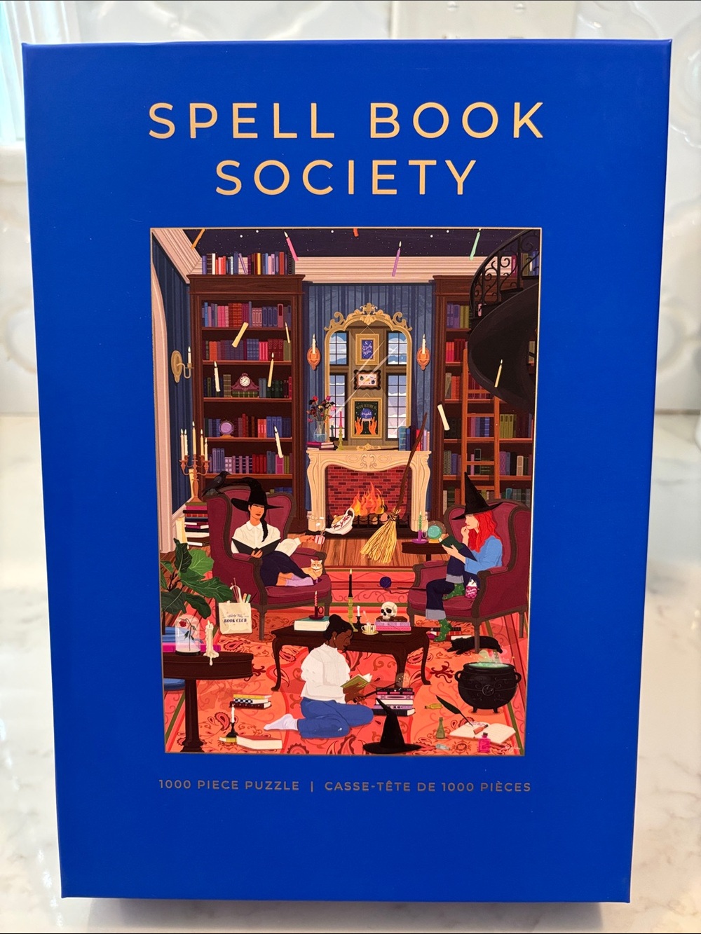 HOBBRY Spell Book Society 1000-Piece Puzzle — Blue Box